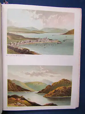 Souvenir of Scotland 1891 Landeskunde Geografie Schottland Kunst Kultur sf