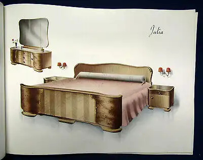 Original Möbelkatalog Schlafzimmer 1937 Bauhaus Art Deco Chippendale sf