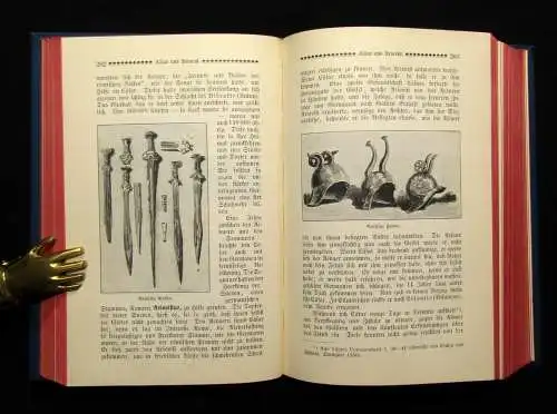 K. F. Beckers Weltgeschichte Bd. 3-4 1890 Bildband Bevölkerung Illustrationen