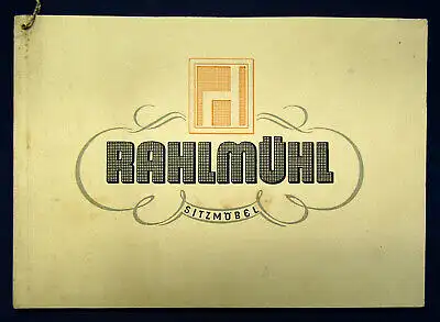 Original Möbelkatalog von Rahlmühl um 1930 Bauhaus Art Deco Chippendale sf