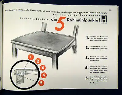 Original Möbelkatalog von Rahlmühl um 1930 Bauhaus Art Deco Chippendale sf