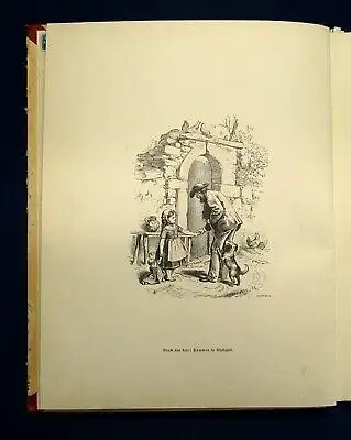 Pletsch Oskar Der alte Bekannte Originalzeichnungen um 1895 alte liebe Reime js