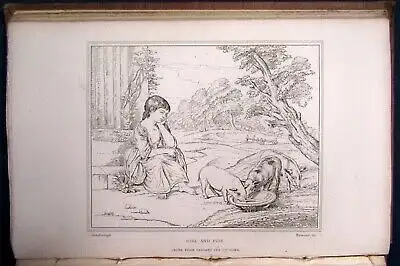 Hamilton Gallery Of Britisch Artists 4 Bde komplett 1837 gestochene Tafeln js