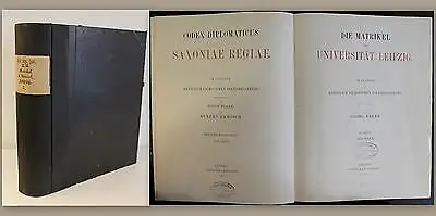 Erler Codex Diplomaticus Die Matrikel der Universität Leipzig 1902 Register xz