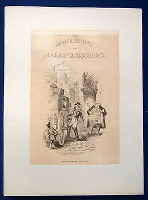 22 Zeichnungen von Phiz zu The Confessions of Harry Lorrequer by Lever 1839 js