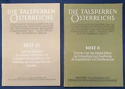 Kettner Die Talsperren Österreichs 1964 Dichtungsarbeiten Formgebung 1959 js
