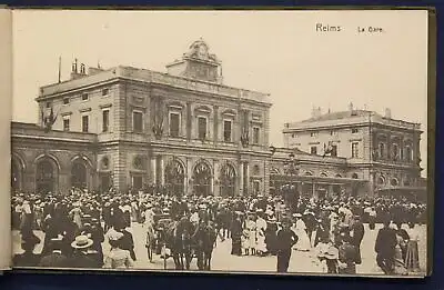 12 Ansichtskarten Postkarten Reims um 1920 Frankreich Fotografie Landeskunde sf