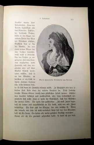 Müller Schiller Intimes aus seinen Leben 1905 Dichter und Geschichte js