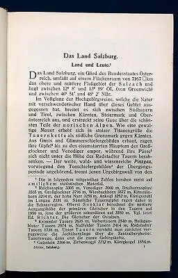 Bühler Salzburg und seine Fürsten 1923 Rundgang durch die Stadt u. Geschichte js