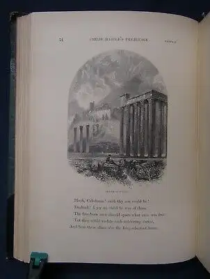 Childe Harolds Pilgrimage A Romaunt Lord Byron 1859 illustriert Geschichte  js