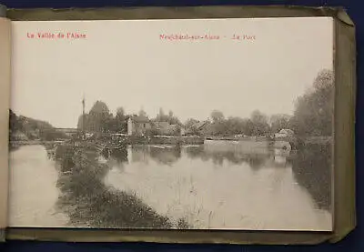 12 Ansichtskarten Postkarten Vallee de'l Aisne um 1920 Frankreich Fotografie sf