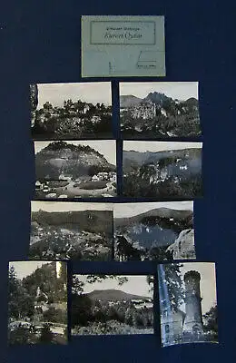 3 original Fotobriefchen von Zittauer Gebirge um 1955 Ortskunde Landschaft sf