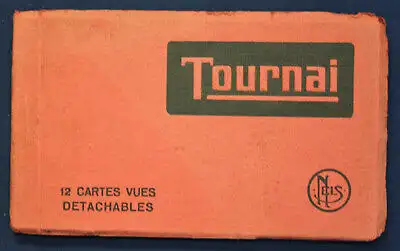 12 Ansichtskarten Postkarten Tournai um 1920 Belgien Fotografie Landeskunde sf