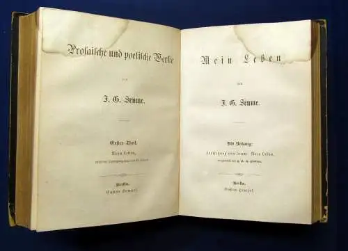 Bürger Deutsche Klassiker Sämmtliche Gedichte um 1900 Belletristik Lyrik js