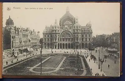 12 Ansichtskarten Postkarten Anvers um 1920 Belgien Fotografie Landeskunde sf