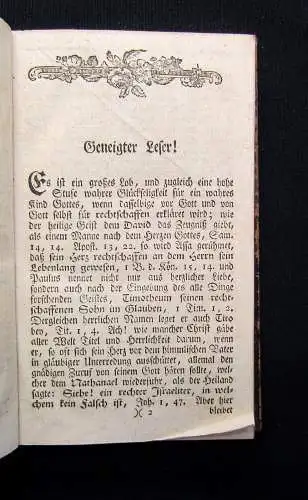 Benjamin Schmolkens Der mit seinem rechtsschaffendenm Herzen sich nahende Sünder