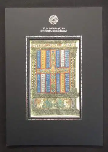 Vom Sagenhaften Reichtum der Medici Media Exklusiv 2021 1 v. 999 Exempl. Nr.3 js