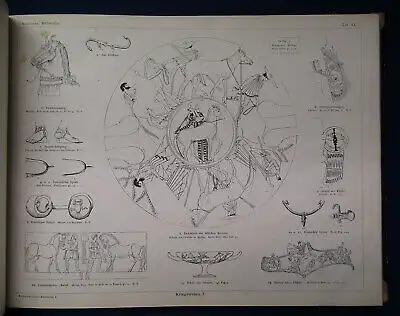 Schreiber Kulturhistorischer Bilderatlas I. Altertum 1888 Kunst Architektur sf