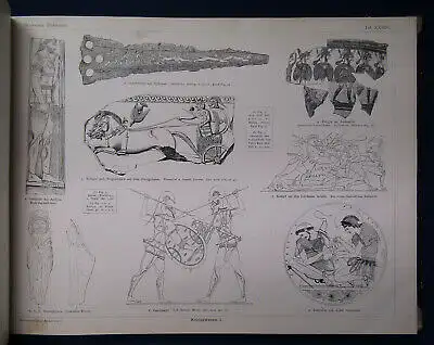 Schreiber Kulturhistorischer Bilderatlas I. Altertum 1888 Kunst Architektur sf