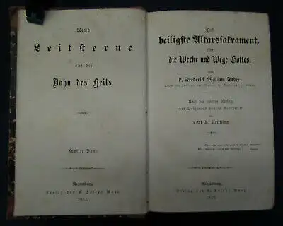 Faber Neue Leitsterne auf der Bahn des Heils 5. Band apart 1857 Religion sf