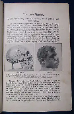Muhle/ Krause Geographie für sächsische höhere Lehranstalten Heft 7 & 8 1927 sf