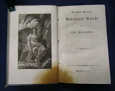 Garve's Sämmtliche Werke 12 Bd 1801 selten Philosophie Spätaufklärung sf