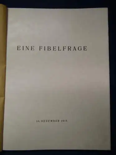 Bode Eine Fibelfrage 1915 Historie Geschichte Waffen Manios Spange Kunst js