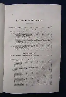 Besanez Lehrbuch der Physiologischen Chemie 1874 Unterricht an Universitäten  js