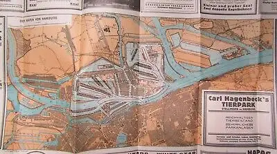 Original Prospekt Führer Große Hafenrundfahrt um 1930 Reiseführer Ortskunde  js