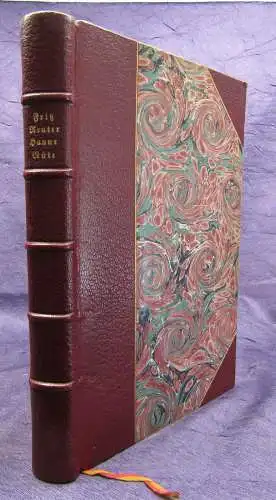Reuter/ Speckter Hanne Nüte un de lütte Pudel 1865 Bibliophilie Erstauagabe sf