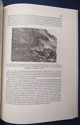 Koenigsberger Die Zentalalpinen Mineralagerstätten 1972 Geschichte Geotechnik sf