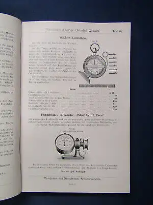 Hauptkatalog Weinmann & Lange (Bahnhof Gleitwitz) um 1910 Technik Industrie sf