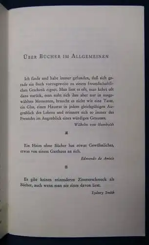Kalenter, Ossip Kurioses von Büchern und Bücherschreibern 1963 Signatur vors  js