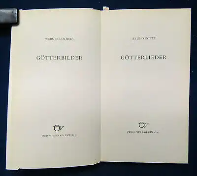 Goetz Götterlieder 1952 signiert nummeriert illustriert v. Werner Gothein js