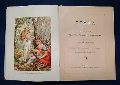 Kra`snohorska Domov um 1900 Tschechisches Kinderbuch Deutscher Titel zuhause js