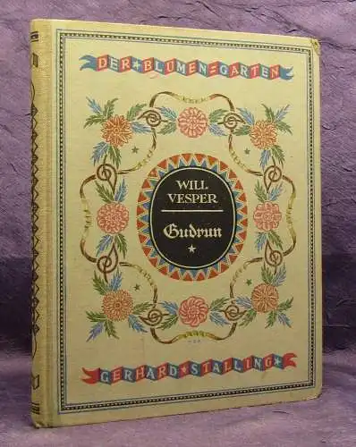 Vesper Die Gudrun- Sage 1922 Belletristik Erzählungen js