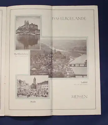 Original Broschur Dresden um 1930 Ortskunde Landeskunde Sehenswürdigkeiten js