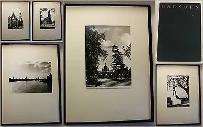 Original Fotomappe von Dresden mit 12 großformatigen Fotos 1930/40er Jahre sf