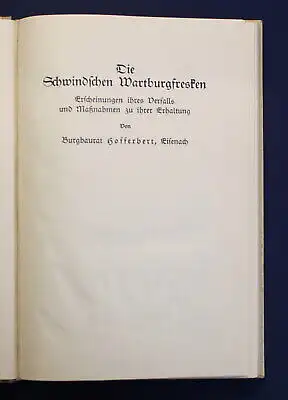 Wartburg Jahrbuch 1928 Sechstes Heft Jahresbericht Ortskunde Landeskunde js