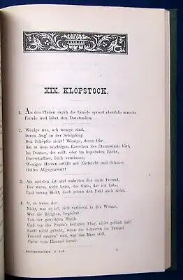 Lehmann Sentenzenschatz aus Dichtern und Denkern aller Zeiten 1881 Lyrik js