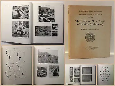 Thompson The Tombs & Moon Temple of Hureidha 1944 Hadhramaut Jemen Archäologie