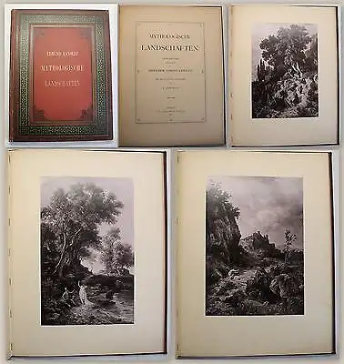 Mythologische Landschaften. Lichtdrucke nach Gemälden v. Kanoldt 1887 xz