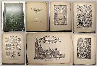 Christoph Platin Imprimieur Anversois par Max Rooses 1882 Tafelwerk Folio xz