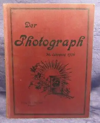 Der Photograph Fachblatt f. sämtliche Photographen u. Händler 1926 36.Jahrg. js