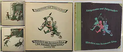 Löns Lüttjemann und Püttjerinchen 1924 Märchen Kinderliteratur Erzählungen sf