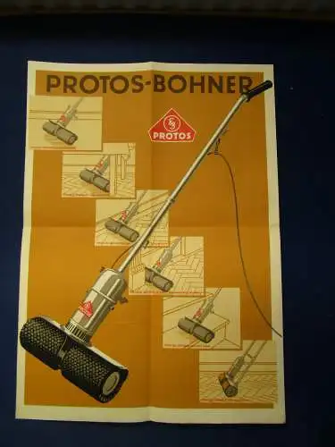 Original Prospekt Protos - Bohner um 1925 Technik Reklame Sammeln Handbohner sf