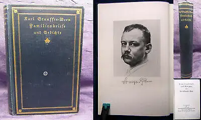 Familienbriefe und Gedichte von Karl- Stauffer- Bern 1914 Insel-Verlag js
