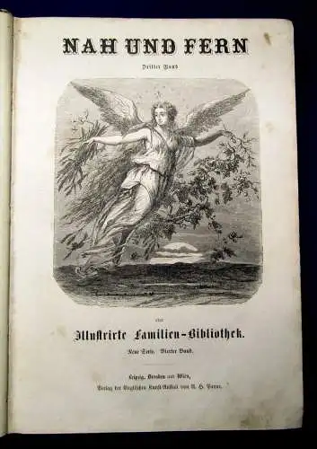 Nah und fern Dritter Band um 1850 Erzählungen Geschichten Berichte js