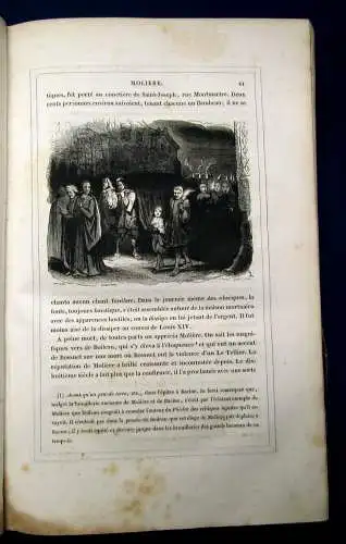 Oeuvres De Moliere 1835 Vignettes Par Johannot 1Bd.apart Molieres Werke js