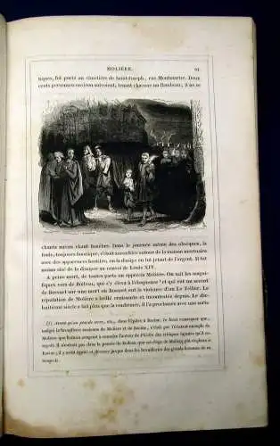 Oeuvres De Moliere 1835 Vignettes Par Johannot 1Bd.apart Molieres Werke js